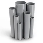 مواسير UPVC ضغط 17.2 بار مقاس ½ 1 إنش سمك 2.84 مم لون رمادي
