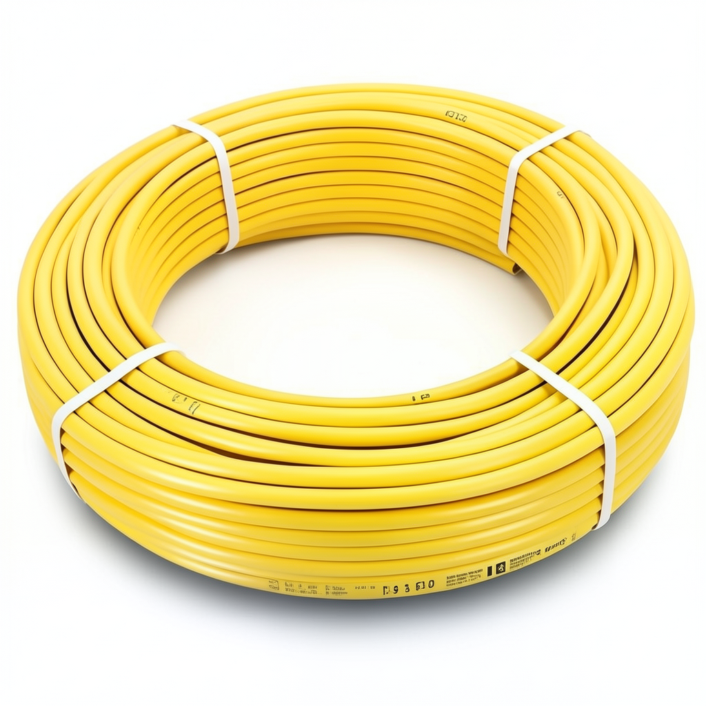 أنابيب HDPE PE 100 ضغط 16 بار قطر 125 مم سمك 11.4 مم لون أصفر | نيبروبلاست