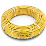 HDPE Pipes PE 100 16 Bar Pressure 125 mm Diameter 11.4 mm Thickness Yellow | NEPROPLAST