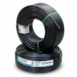 أنابيب HDPE نيبروبلاست PE 100 ضغط 12.5 بار قطر خارجي 90 مم سمك 6.7 مم لون اسود