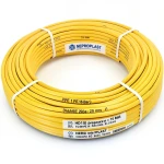أنابيب HDPE PE 100 ضغط 16 بار قطر 20 مم سمك 1.9 مم لون أصفر | نيبروبلاست