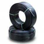 أنابيب HDPE نيبروبلاست PE 100 ضغط 12.5 بار قطر خارجي 125 مم سمك 9.2 مم لون اسود