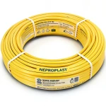 أنابيب HDPE PE 100 ضغط اسمي 16 بار قطر خارجي 25 مم سمك 2.3 مم لون أصفر | نيبروبلاست