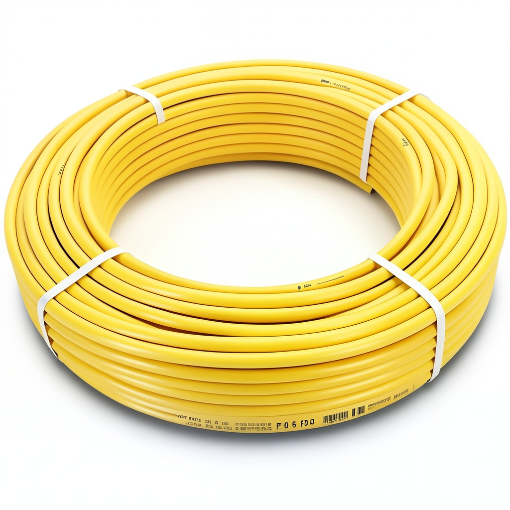 أنابيب HDPE PE 100 ضغط 16 بار قطر 75 مم سمك 6.8 مم لون أصفر | نيبروبلاست
