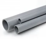 مواسير UPVC الوطني جدول 40  مقاس 8 إنش سمك 8.18 مم لون رمادي