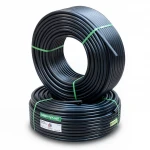 أنابيب HDPE نيبروبلاست PE 100 ضغط 12.5 بار قطر خارجي 110 مم سمك 8.1 مم لون اسود