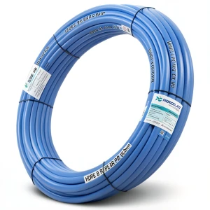 أنابيب HDPE PE 80 ضغط 8 بار قطر 32 مم سمك 1.9 مم أزرق | نيبروبلاست