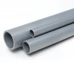 مواسير UPVC الوطني جدول 80  مقاس ½ 1  إنش سمك 5.08 مم لون رمادي