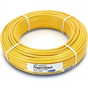 أنابيب HDPE نيبروبلاست PE 100 ضغط 10 بار قطر خارجي 32 مم سمك 1.9 مم لون أصفر | نيبروبلاست