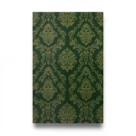 German Classic Wall Covering 10m x 0.53m Dark Green, Model 10288-15