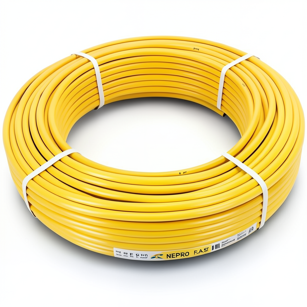 HDPE Pipes PE 100 16 Bar Pressure 125 mm Diameter 11.4 mm Thickness Yellow | NEPROPLAST