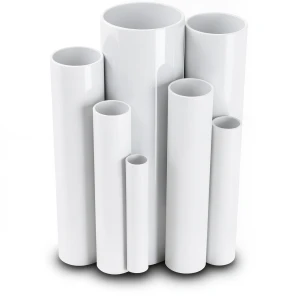 مواسير UPVC ضغط اسمي 17.2 بار مقاس 2 إنش سمك 3.56 مم لون أبيض