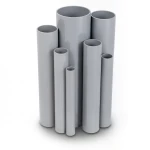UPVC Pipes 17.2 Bar Pressure 2 Inch Size 3.56 mm Thickness Gray