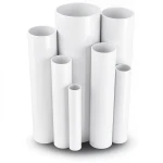 مواسير UPVC مقاس 3 إنش سمك 2.16 مم ضغط 6.9 بار لون أبيض