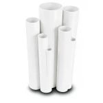 مواسير UPVC مقاس 3 إنش سمك 2.16 مم ضغط 6.9 بار لون أبيض