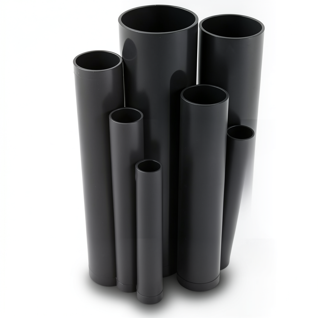UPVC Pipes 3 Inch Thickness 2.16 mm Pressure 6.9 Bar Black