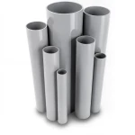 UPVC Pipes Nominal Pressure 6.9 Bar Size 3 Inch Thickness 2.16 mm Gray