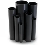 مواسير UPVC مقاس 3 إنش ضغط 8.6 بار سمك 2.74 مم لون أسود