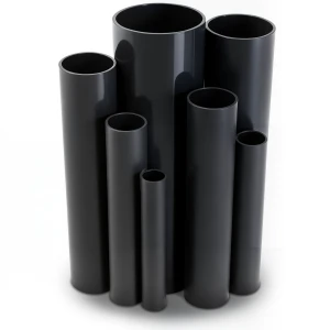UPVC Pipes 3 Inch Size 8.6 Bar Pressure 2.74 mm Thickness Black