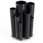 مواسير UPVC مقاس 3 إنش ضغط 8.6 بار سمك 2.74 مم لون أسود