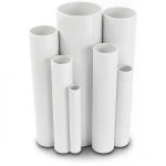 مواسير UPVC مقاس 3 إنش ضغط 11 بار سمك 3.43 مم لون أبيض