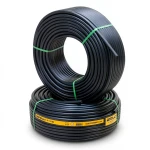 أنابيب HDPE نيبروبلاست PE 100 ضغط 16 بار قطر خارجي 20 مم سمك 1.9 مم لون أسود | نيبروبلاست