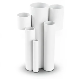 مواسير UPVC مقاس 2 إنش سمك 2.31 مم ضغط 11 بار لون أبيض