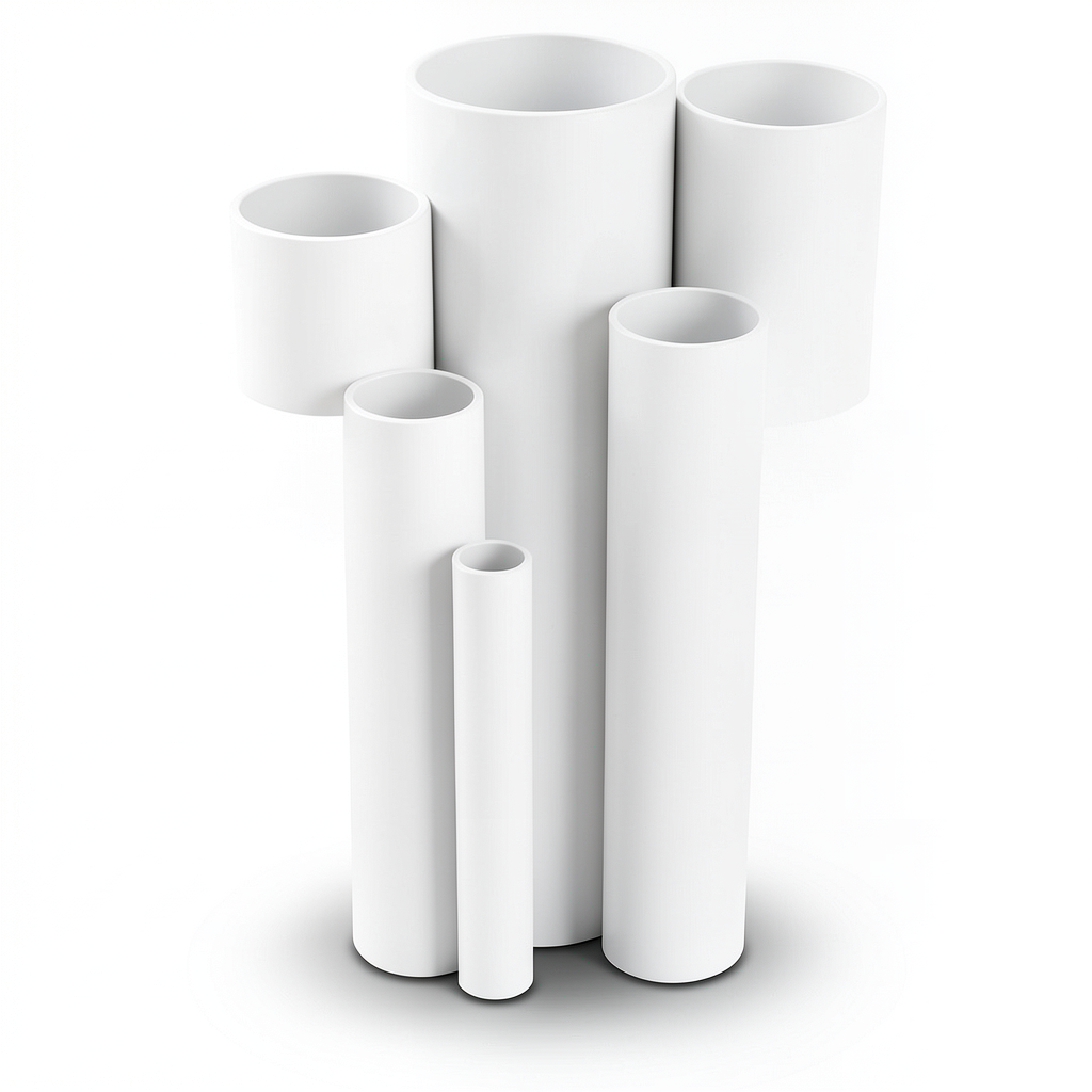 مواسير UPVC مقاس 2 إنش سمك 2.31 مم ضغط 11 بار لون أبيض