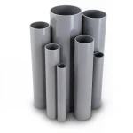مواسير UPVC ضغط 11 بار مقاس 2 إنش سمك 2.31 مم لون رمادي