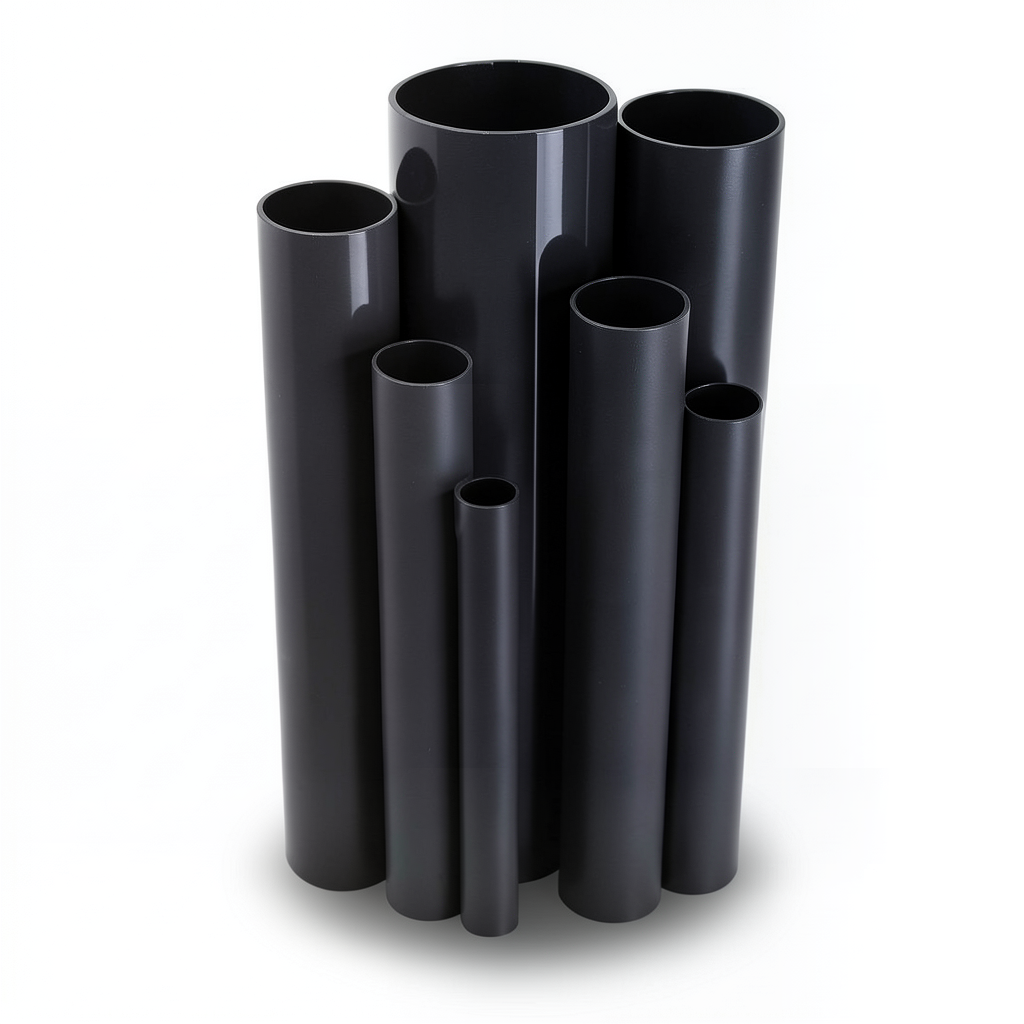 مواسير UPVC مقاس 2 إنش ضغط 11 بار سمك 2.31 مم لون اسود