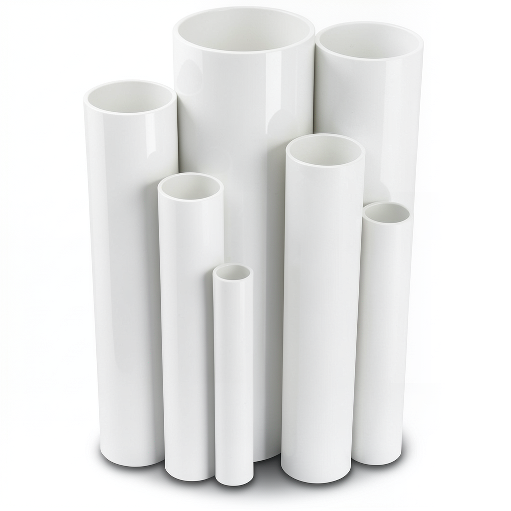 UPVC Pipes Nominal Pressure 13.8 Bar Size 2 Inch Thickness 2.87 mm White