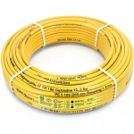 أنابيب HDPE نيبروبلاست PE 100 ضغط 12.5 بار قطر خارجي 25 مم سمك 1.9 مم لون أصفر 