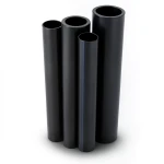 مواسير HDPE PE 100 ضغط 10 بار قطر خارجي 280 مم سمك 16.6 مم لون أسود