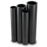 مواسير HDPE PE 100 ضغط 10 بار قطر خارجي 315 مم سمك 18.7 مم لون أسود