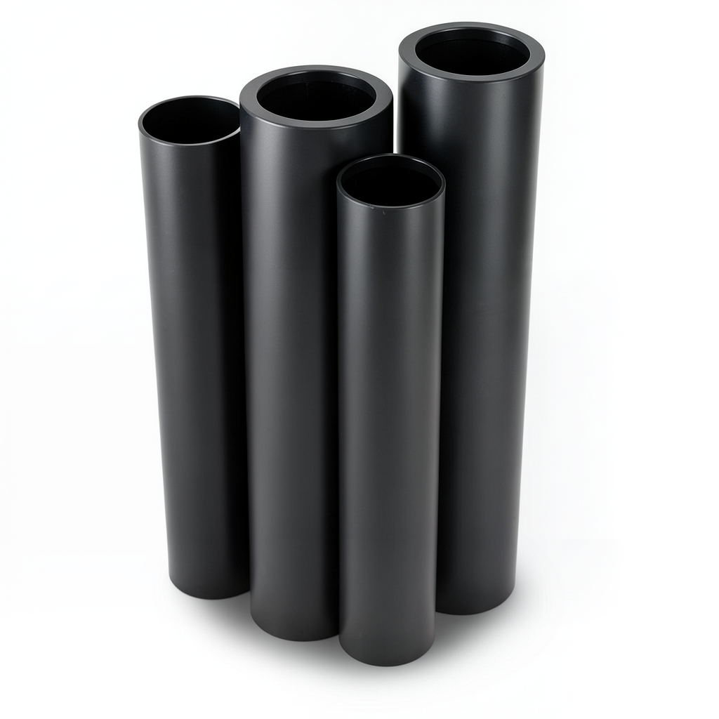 HDPE Pipes PE 100 Nominal Pressure 10 Bar Outer Diameter 355 mm Thickness 21.1 mm Black