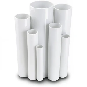 مواسير UPVC مقاس 3 إنش سمك 2.16 مم ضغط 6.9 بار لون أبيض
