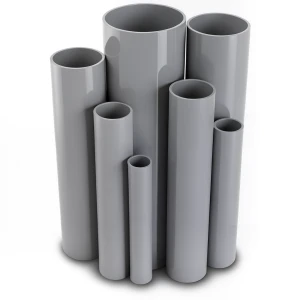 UPVC Pipes Nominal Pressure 21.7 Bar Size 2 Inch Thickness 4.47 mm Gray