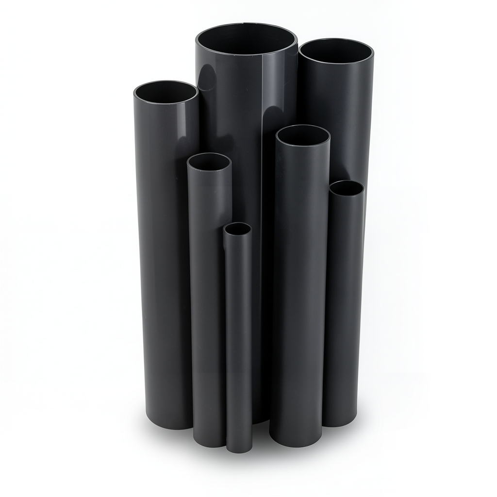 مواسير UPVC مقاس 3 إنش سمك 2.16 مم ضغط 6.9 بار لون اسود