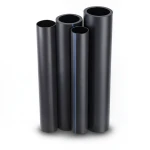 HDPE Pipes PE 100 Pressure 10 Bar 900 mm Diameter 53.3 mm Thickness Black