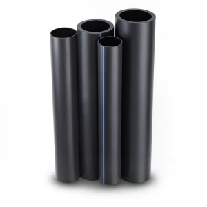 مواسير HDPE PE 100 ضغط 10 بار قطر 900 مم سمك 53.3 مم لون أسود