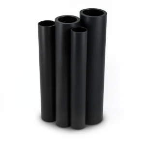 مواسير HDPE PE 100 ضغط 10 بار قطر خارجي 1000 مم سمك 59.3 مم لون أسود