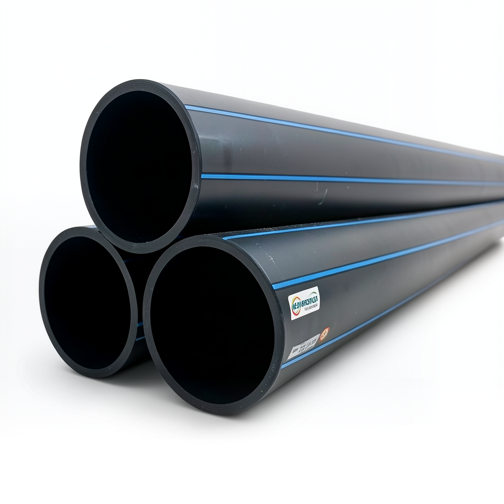 مواسير HDPE PE 100 ضغط 16 بار قطر خارجي 315 مم سمك 28.6 مم لون أسود | نيبروبلاست