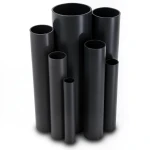 UPVC Pipes 3 Inch Size 8.6 Bar Pressure 2.74 mm Thickness Black