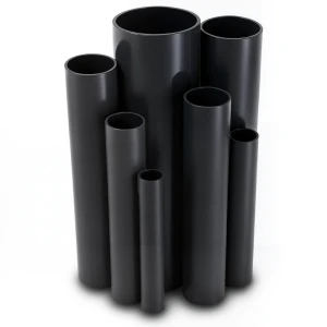 UPVC Pipes 3 Inch Size 8.6 Bar Pressure 2.74 mm Thickness Black