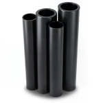 مواسير HDPE PE 100 ضغط 10 بار قطر 1200 مم سمك 67.9 مم لون أسود