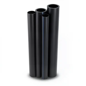 HDPE Pipes PE 100 Pressure 10 Bar 1400 mm OD Thickness 82.4 mm Black