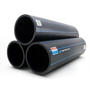 مواسير HDPE PE 100 ضغط 16 بار قطر 450 مم سمك 40.9 مم لون أسود | نيبروبلاست