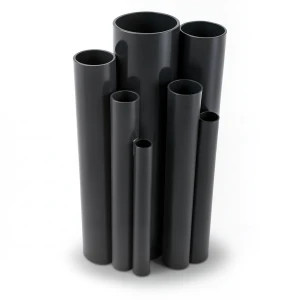 مواسير UPVC ضغط 21.7 بار مقاس 2 إنش سمك 4.47 مم لون أسود
