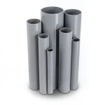 مواسير UPVC مقاس 3 إنش ضغط 8.6 بار سمك 2.74 مم لون رمادي