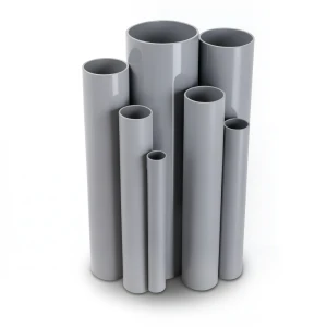 مواسير UPVC مقاس 3 إنش ضغط 8.6 بار سمك 2.74 مم لون رمادي